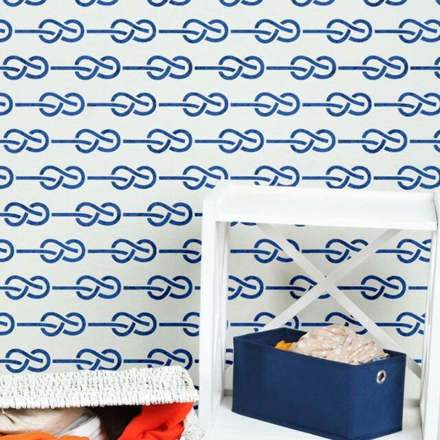 Sea Knot Allover Stencil Decorative Pattern For Home Diy Wall Decor - image 1