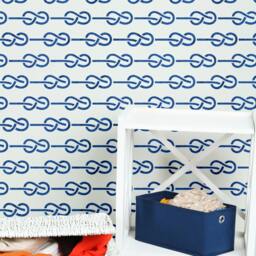Sea Knot Allover Stencil Decorative Pattern For Home Diy Wall Decor - thumbnail 1