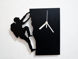 Climber Silhouette - Wall Clock - thumbnail 1