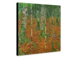Gustav Klimt Birch Forest Print - Wrapped Canvas Or Photo Poster - thumbnail 1