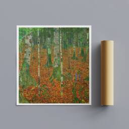 Gustav Klimt Birch Forest Print - Wrapped Canvas Or Photo Poster - thumbnail 3