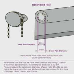 Red Made To Measure Square Eyelets Roller Blinds Easy Fit Daylight Window Blind - thumbnail 3
