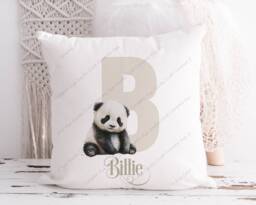 Panda Cushion, Pillow, Baby Panda, Gift, Gift For Her, Lover, Nursery Cushion