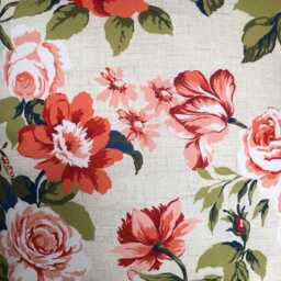 "2 X Clarke & Genevieve Vintage Botanical Floral Cushion Covers 16""-24" - thumbnail 3