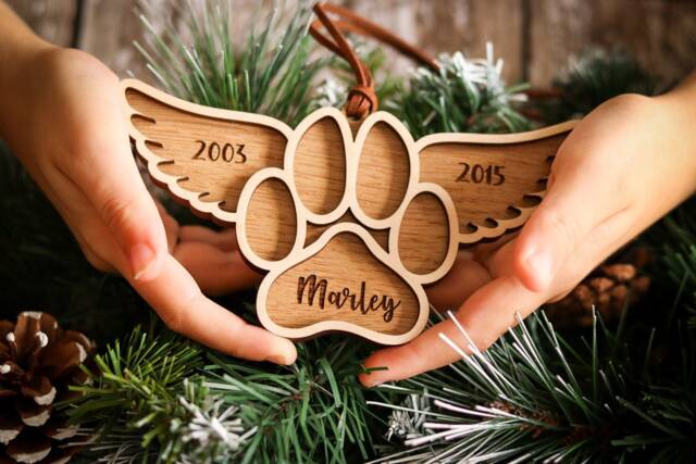 Christmas Personalised Dog Decoration - Tree - image 1