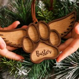 Christmas Personalised Dog Decoration - Tree - thumbnail 2