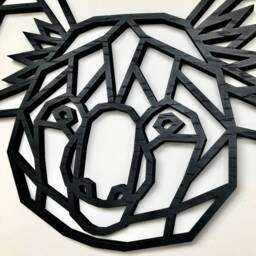 Geometric Koala Head - Wooden Wall Art Home Nursery - thumbnail 2