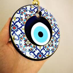 Turkish Evil Eye Wall Hanging Home Protection Amulet - 15 Inch - thumbnail 3