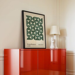 Bauhaus Geometric Print Mid-Century Modern Wall Art - thumbnail 2