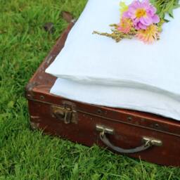 Set Of 2 Linen Pillow Cases, Soft Linen Shams, Covers, Washed Case, Standard Size, Queen, King Cases - thumbnail 3