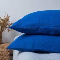 Linen Pillow Cases Set Of 2 Soft Natural Pillowcases, Envelope Closure, Home Bedding - thumbnail 4