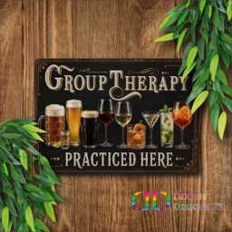 Funny Home Bar Sign, Garden Bar Sign, Beer Wine & Cocktail Wall Art, Pub Decor, Drinking Plaque, Funny Drink, Humour - thumbnail 2
