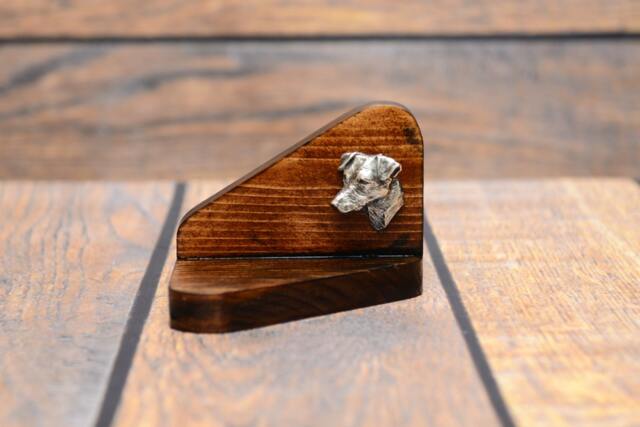 Jack Russell Terrier - Wooden Candlestick With Dog, Souvenir, Decoration, Limited Edition, Collection - image 1