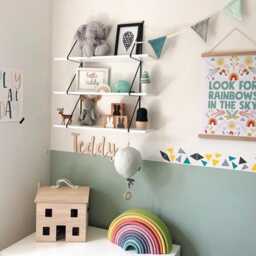 Triangle Wall Decals For Kids Rooms, Boho Stickers, Monochrome Home Decor, Neutral Nursery Removable Art, Peel & Stick - thumbnail 3