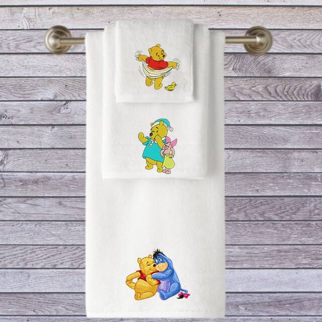 Embroidered 100% Cotton Towels, Personalised Gift - image 1