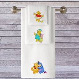 Embroidered 100% Cotton Towels, Personalised Gift - thumbnail 1