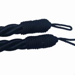 1 Large Handmade Black Window Treatment Hardware Home Decor Curtain Tie Drapery Pull Back Cord/Rope 36 - thumbnail 3