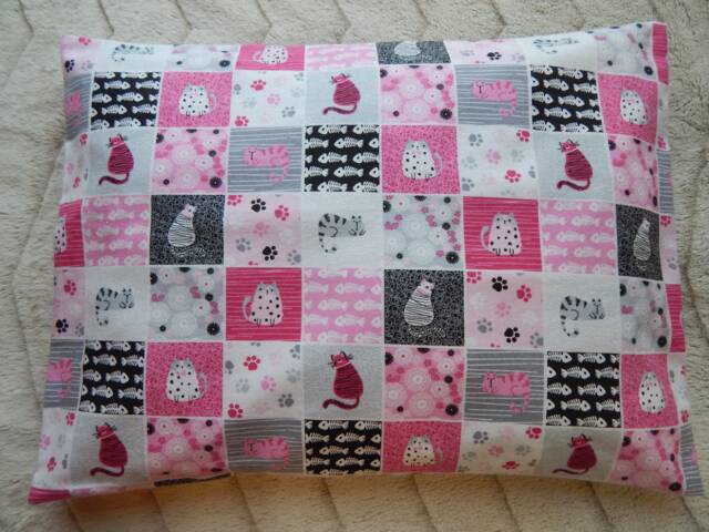 Kitty Flannel Colorful Pillow Case/ Newborn Case/Toddler Children Kids Case/Girl's Case - image 1