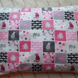 Kitty Flannel Colorful Pillow Case/ Newborn Case/Toddler Children Kids Case/Girl's Case - thumbnail 2