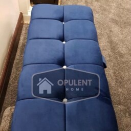 Large Gas Lift Plush Velvet Diamant?? Ottoman Storage Box, Seat, Footstool - thumbnail 2