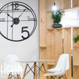 60cm - 23.6-Inch Super Silent Minimalist Modern Wall Clock, Large Handmade - thumbnail 4