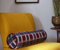 Bolster 50x18cm - Handmade in France Upholstery Fabric - thumbnail 1