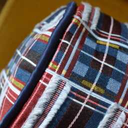 Bolster 50x18cm - Handmade in France Upholstery Fabric - thumbnail 3