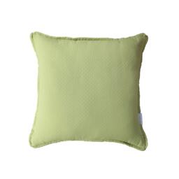 Quilted Pillow Cover - Yellow & Green - thumbnail 3