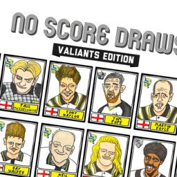 Port Vale - No Score Draws Valiants Edition A3 Print Of 36 Hand-Drawn Panini-style Pvfc Legends Cheapskate Football Art - thumbnail 3
