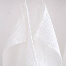 Linen Waffle Towels, Hand Towel, Face Body Bath Towel - thumbnail 4