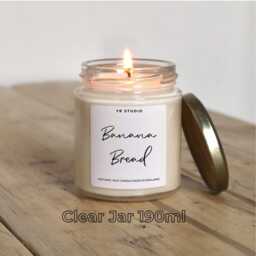 Banana Bread Candle Decor, Autumn & Halloween Candle Decor, Cosy Bakery Yr Studio Candle, Home Decor UK - thumbnail 2