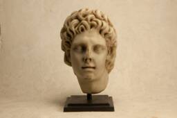 Head Of Alexander The Great, Reproduction, Handmade Classical Art, Sculpture, Gift For Historians - thumbnail 1