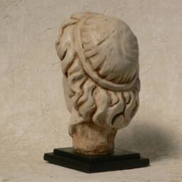 Head Of Alexander The Great, Reproduction, Handmade Classical Art, Sculpture, Gift For Historians - thumbnail 4