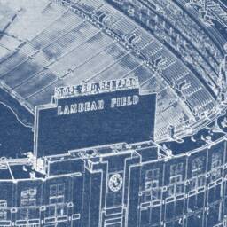 Vintage Lambeau Field Seating Chart Print Photo, Matte, Or Canvas - thumbnail 3