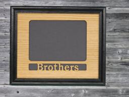 8x10 Brothers Picture Frame, Gift For Brothers, Siblings Family Brother Gift, Custom Frame - thumbnail 1