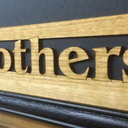 8x10 Brothers Picture Frame, Gift For Brothers, Siblings Family Brother Gift, Custom Frame - thumbnail 2