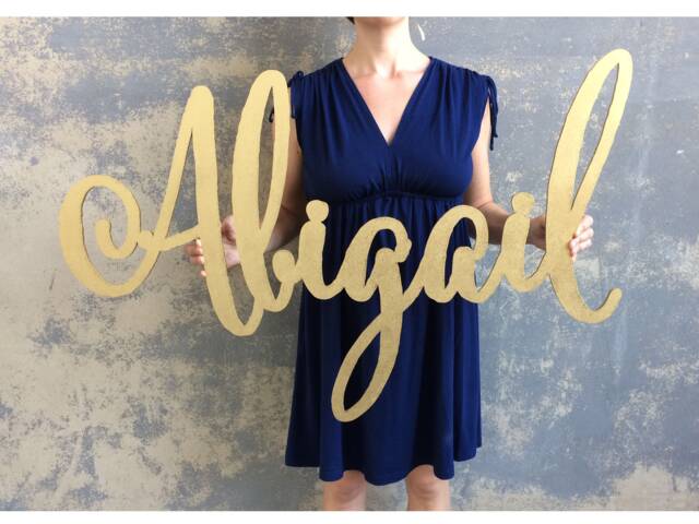 Nursery Name Sign For Baby Room Wall Decor - image 1