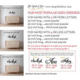 Nursery Name Sign For Baby Room Wall Decor - thumbnail 2