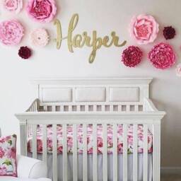 Nursery Name Sign For Baby Room Wall Decor - thumbnail 3