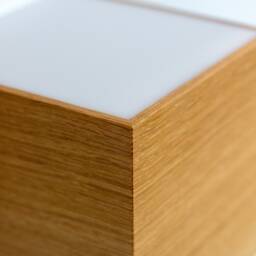 Wall Lamp Cube #1 Made Of Solid Oak - thumbnail 3