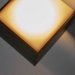 Wall Lamp Cube #1 Made Of Solid Oak - thumbnail 4