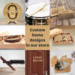 Personalized Wine Bottle Holder Engraved Wooden Rustic Balancer Floating Stand - thumbnail 4