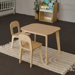 Montessori Toddler Non-Toxic Plywood Play Table, Kids First Desk, Gift For 3 Years Old - thumbnail 4