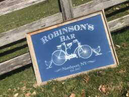 Custom Personalized Farm House Mirror, Large Bar Farmhouse Decor Engraved Etched 24x36 - thumbnail 1