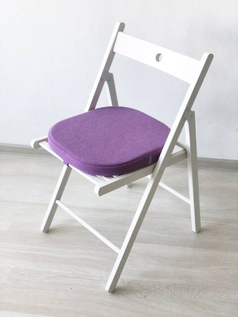 "Seat Cushion With Straps/Chair Floor Seating Pad Modern Pillow Wool Felt 15.5""?? 14.5" - image 1