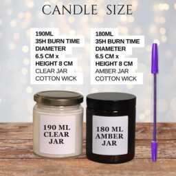 Handmade Vegan Soy Wax Scented Candle With Literary Vintage Bookstore Aroma - thumbnail 3