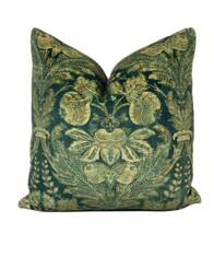 G.p & J Baker Lapura Velvet Emerald Cushion Cover Pillow - thumbnail 1