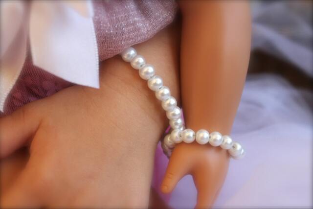 Matching Pearl Bracelets For Child & Dolly - image 1