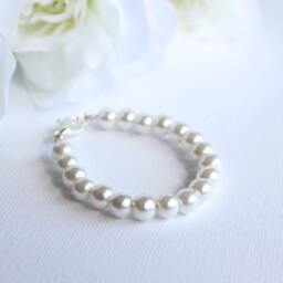 Matching Pearl Bracelets For Child & Dolly - thumbnail 2
