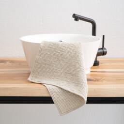 Soft Waffle Towel, Bath Towel Set, Natural Waffle Washcloth, Linen&cotton Bathrom Wash Cloth, High Absorbent Salon Spa Waffelstoff - thumbnail 2